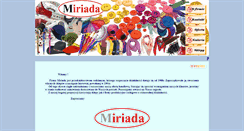 Desktop Screenshot of miriada.com.pl